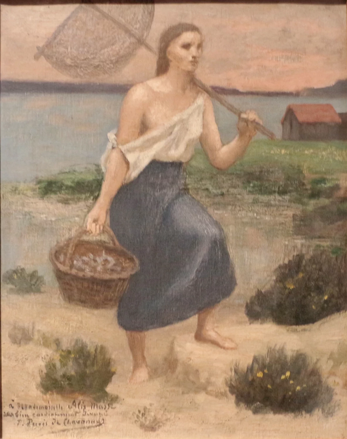 Pierre Puvis de Chavannes - La pescatrice, Louvre, Parigi